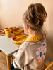 Kinderbord met zuignap en lepel | Geel